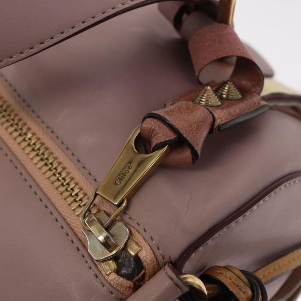 Chloe Vintage Handbag Leather Pink Leather Handbag (Pre-Owned) - Picture 12 of 16